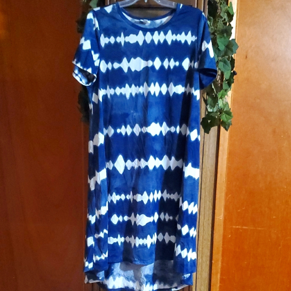 #CARL07 (CH) NWOT LuLaRoe Carly Swing Dress